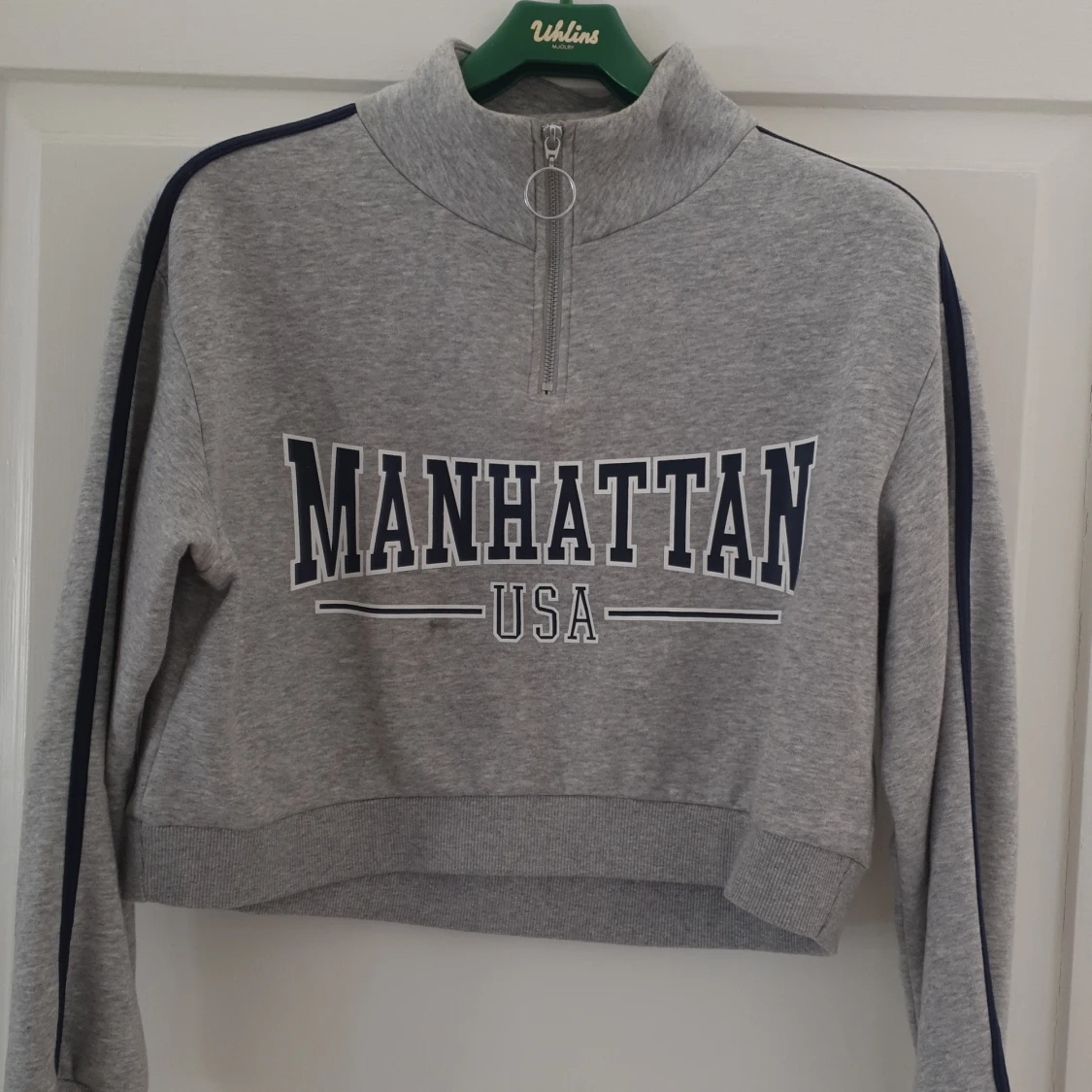 Kort collage tröja strl S