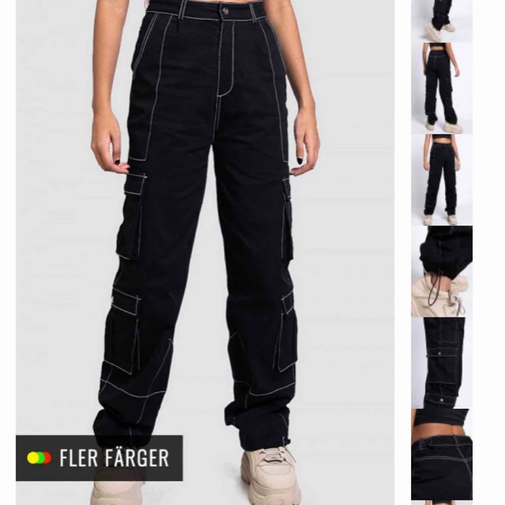 Snygga cargopants från madlady.  Sparsamt använda. . Jeans & Byxor.