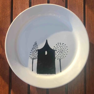  - Fin handmålad tallrik!