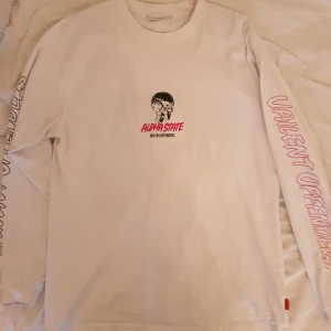  - Säljer en super cool långärmad tröja med stort tryck på ryggen. Köpt på carlings. Bra skick! Kan mötas i stockholm eller frakta för 40kr😊