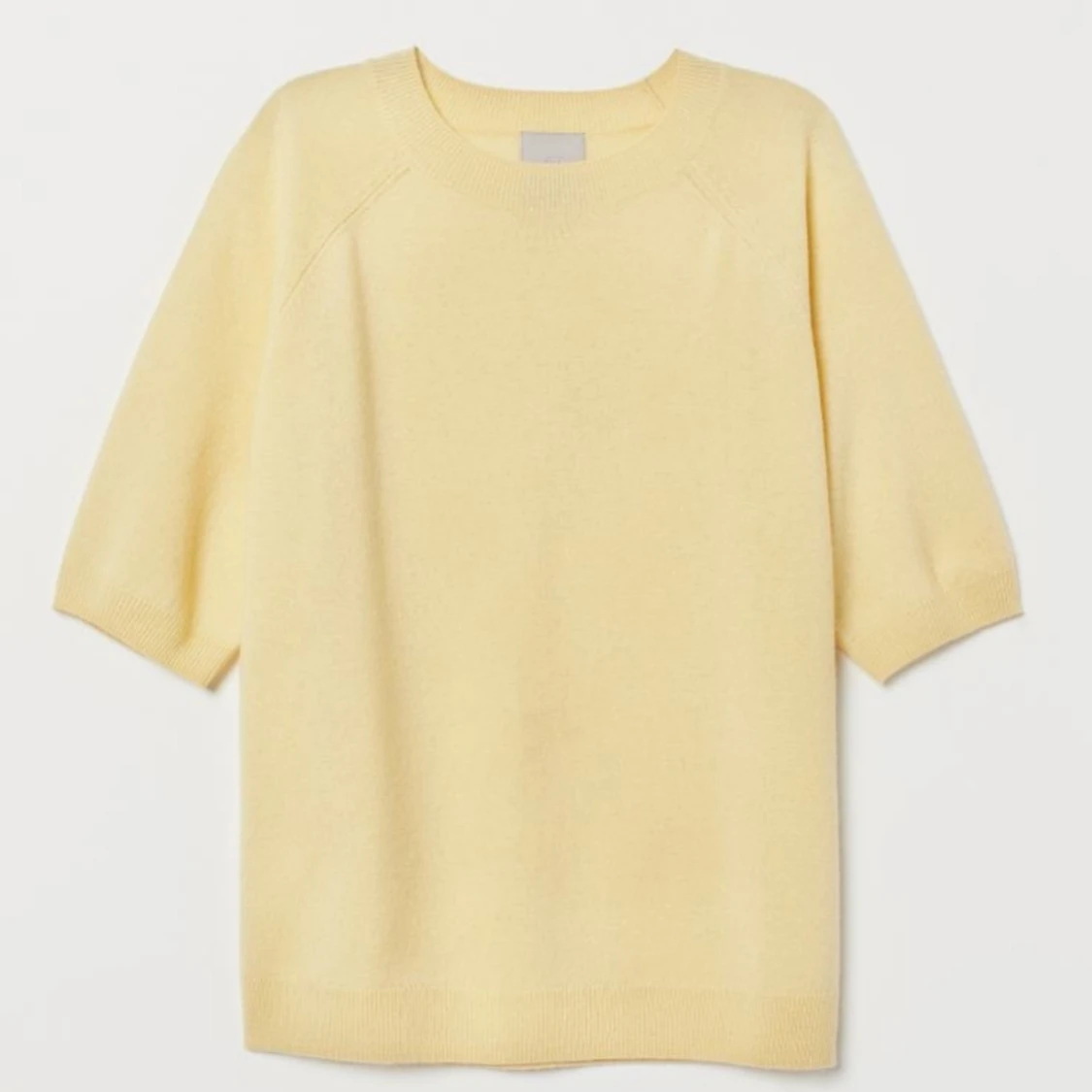 Kortärmad kashmirtröja