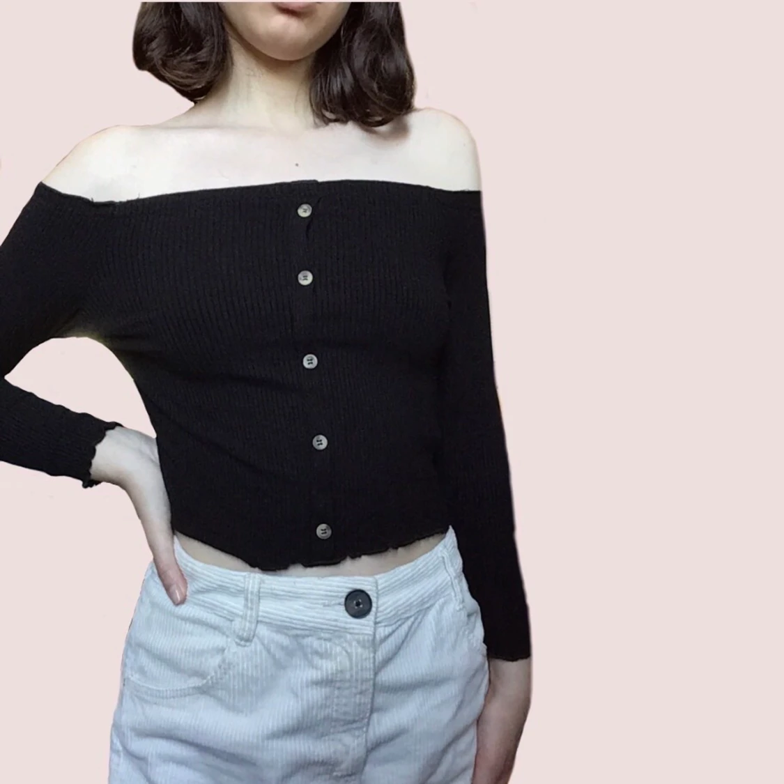 Off-shoulder topp - 90