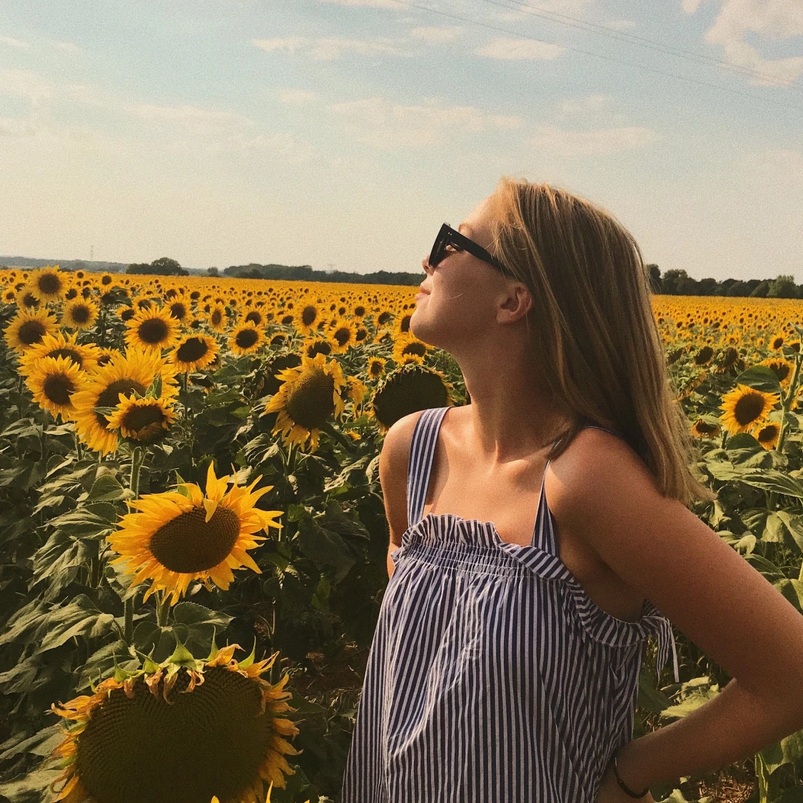 Randig klänning/blus