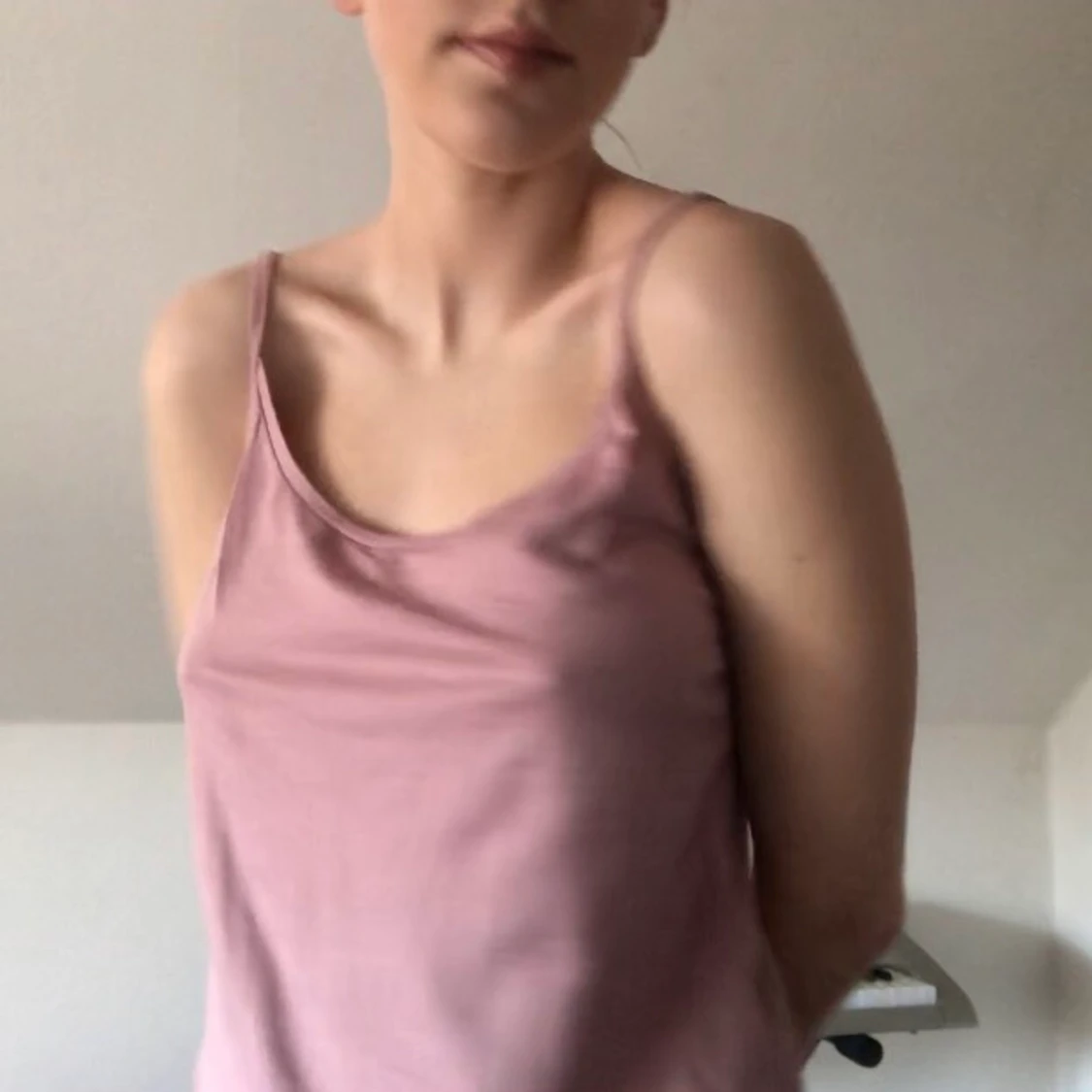 Jättesött ljusrosa linne