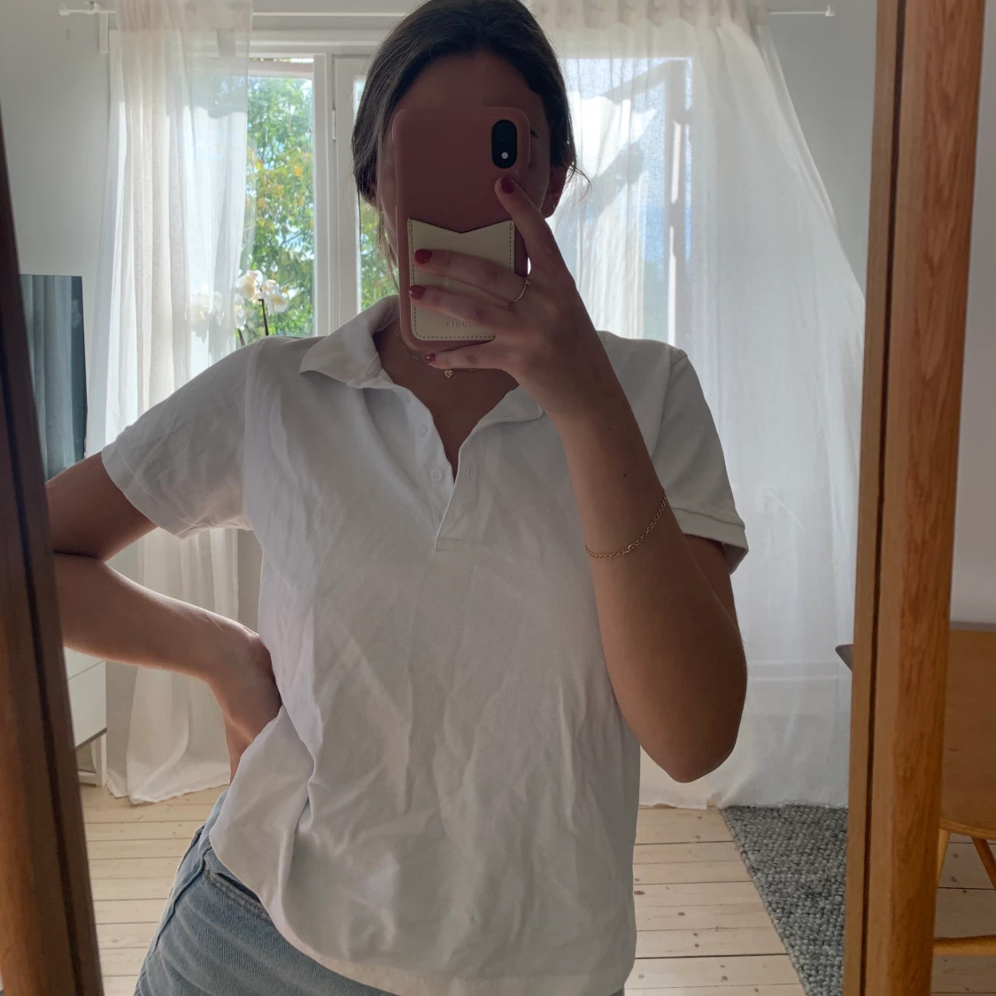 T-shirt med krage  - 90