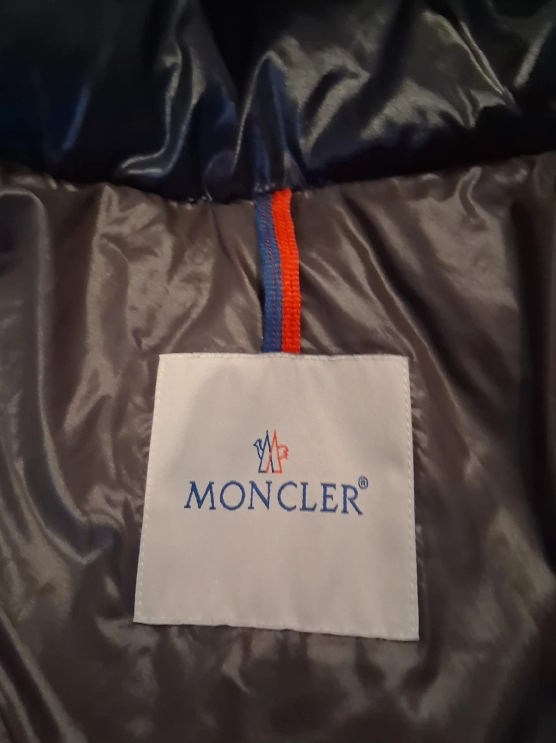 Mörkblå dunjacka från Moncler - 5