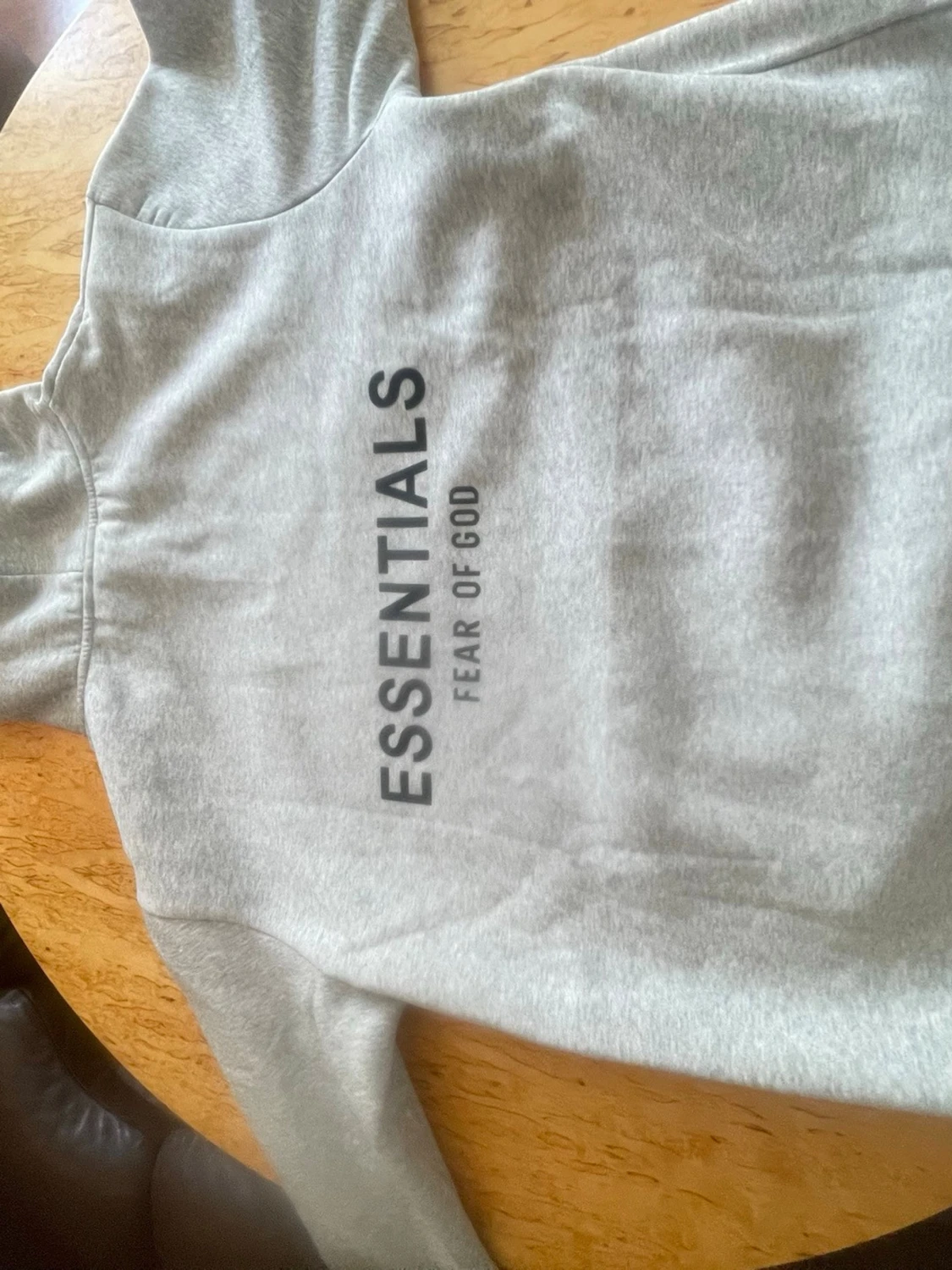 Grå Essentials Fear of God hoodie - 3