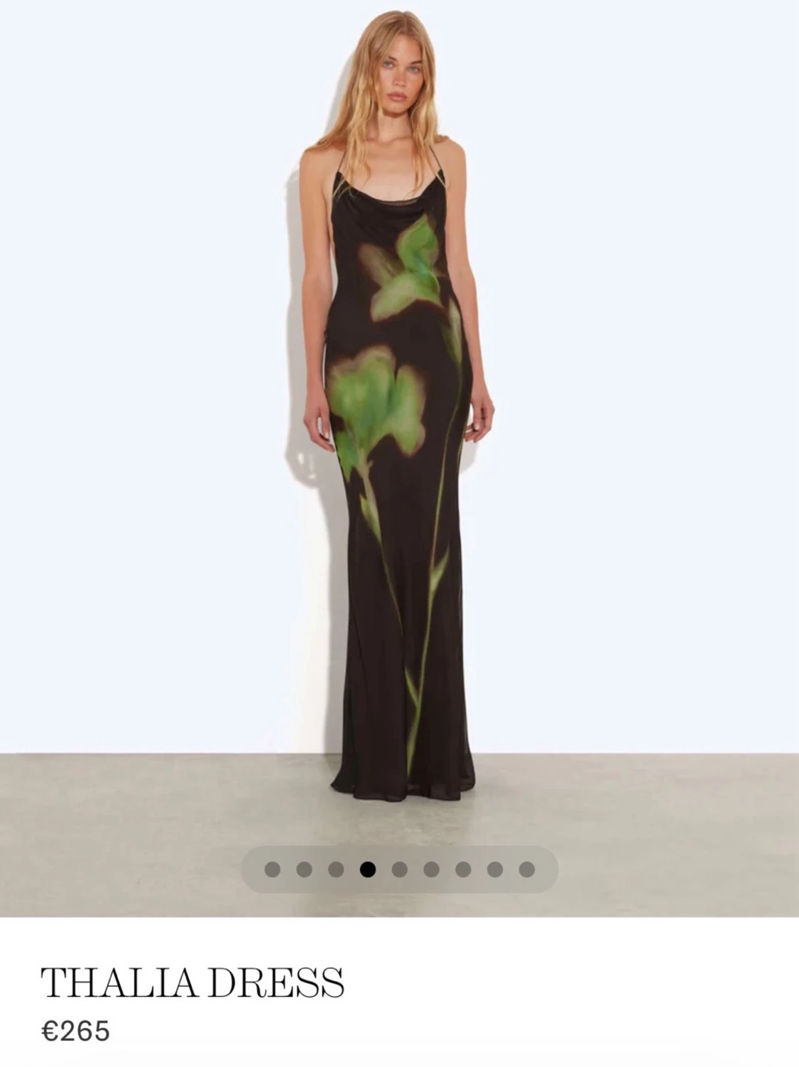 Svart långklänning Thalia Dress