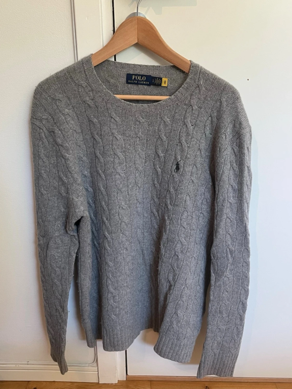 Grå Cable-Knit, L, från Ralph Lauren
