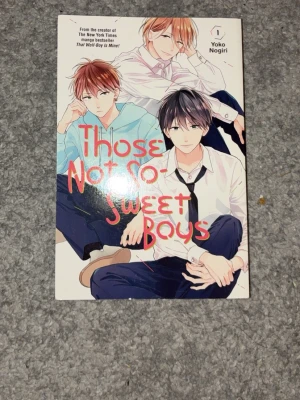 Those not so sweet boys vol 1 manga - Mycket fint skick                                               ✅ Jag postar ofta inom 1-3 vardagar  ✅ Rökfritt hem ✅ Alla priser går att diskutera 