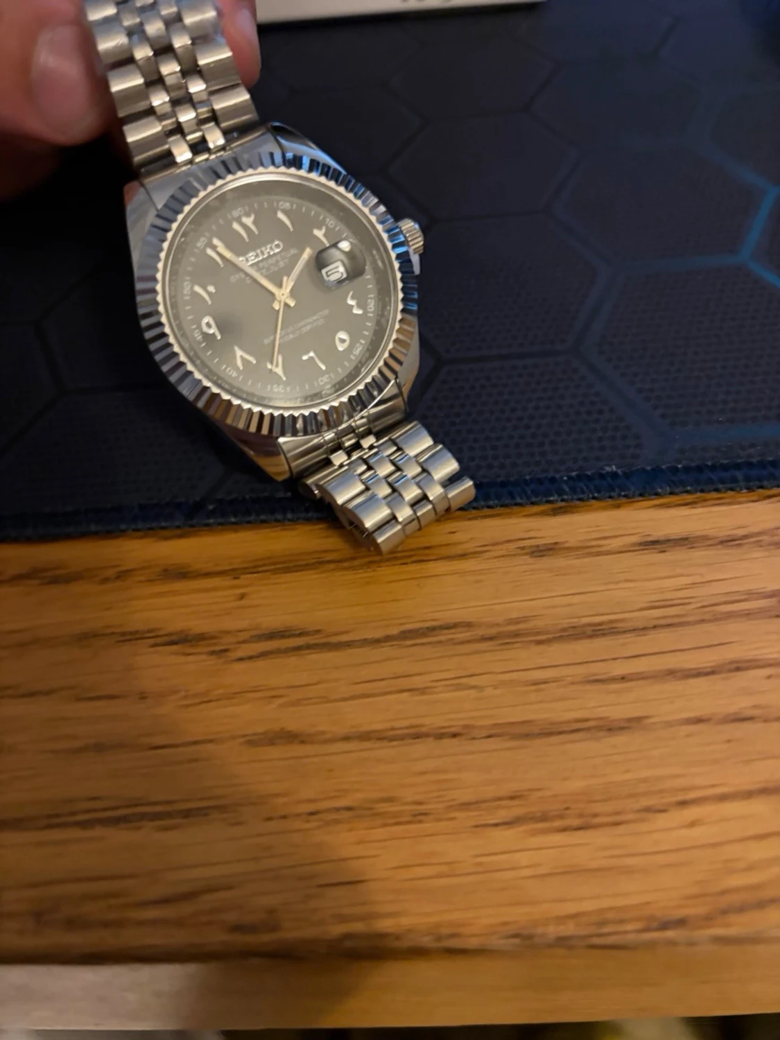 Seiko silverfärgad armbandsklocka - 1