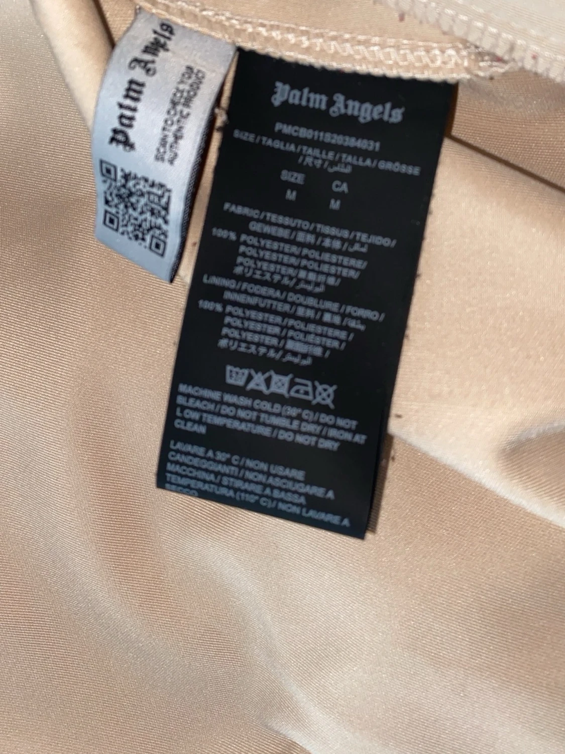 Beige ziptröja Palm Angels - 3