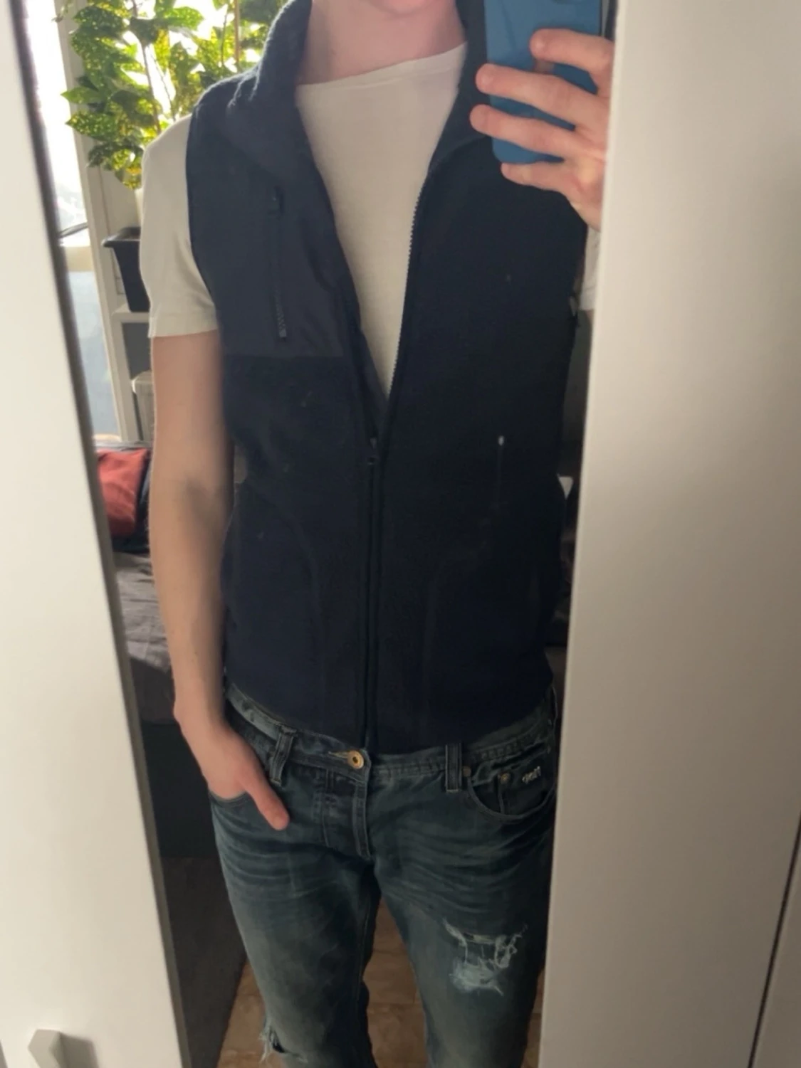 Fleece väst