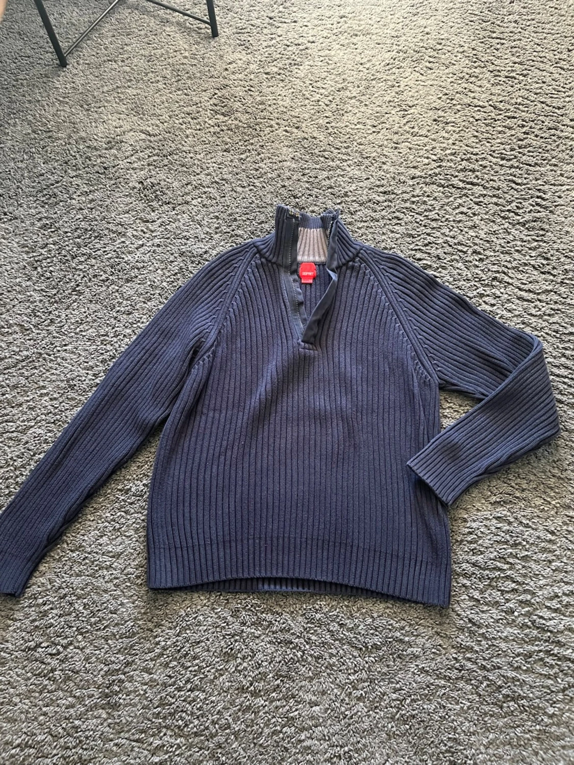 Stickad quarterzip  - 1