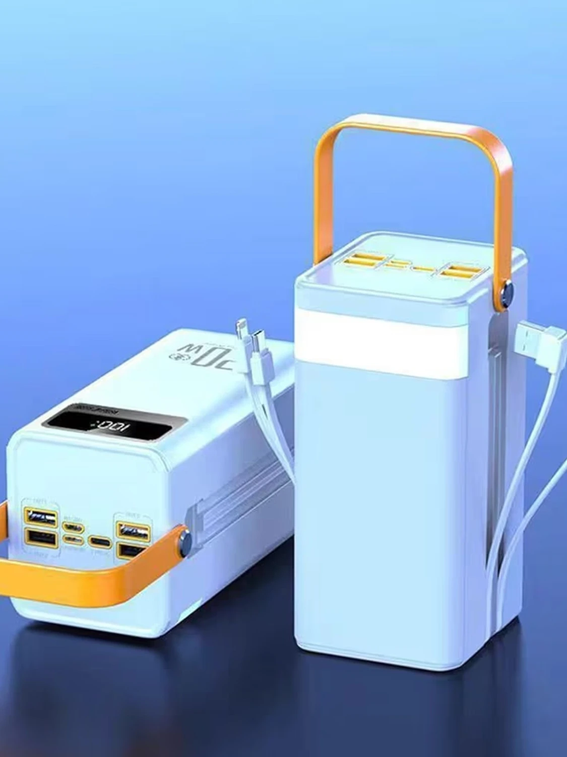 Vit powerbank med solpanel 120W - 3