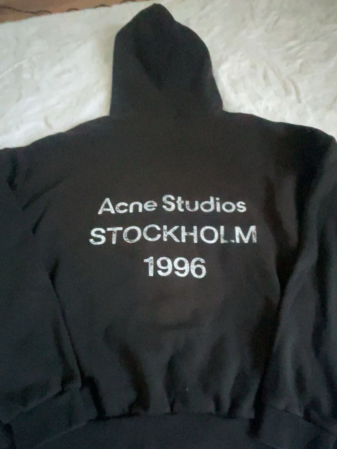 Svart hoodie Acne Studios