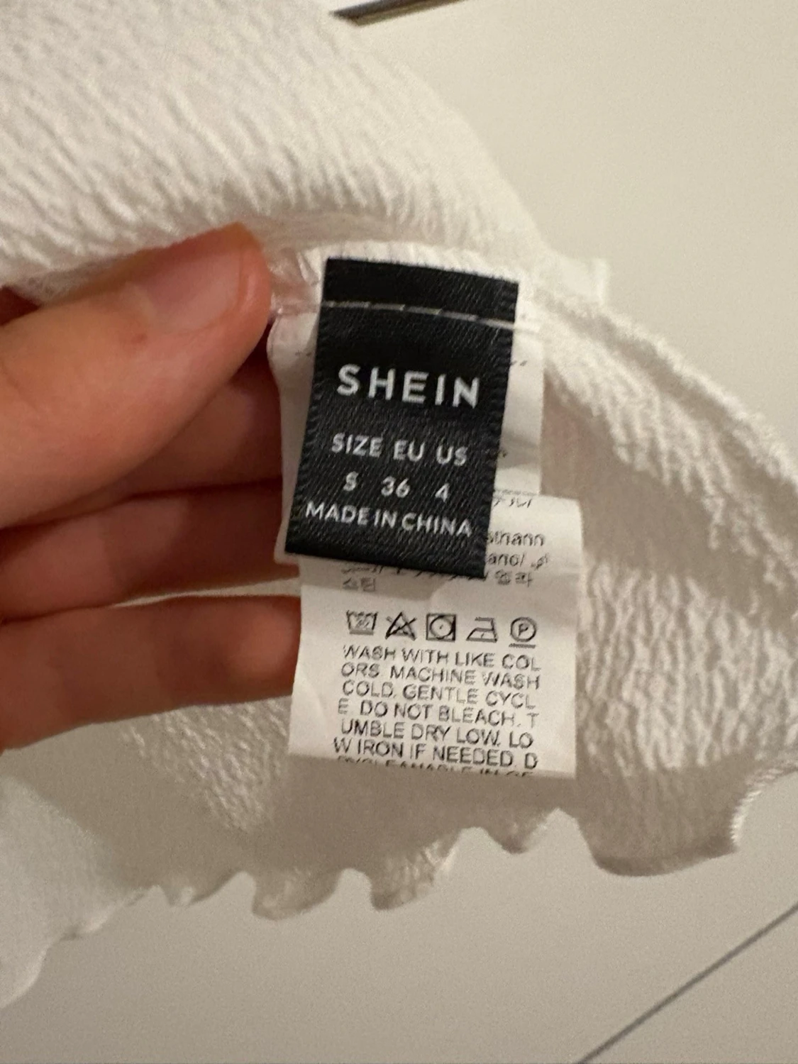 Vit spetslinnetopp från SHEIN - 1