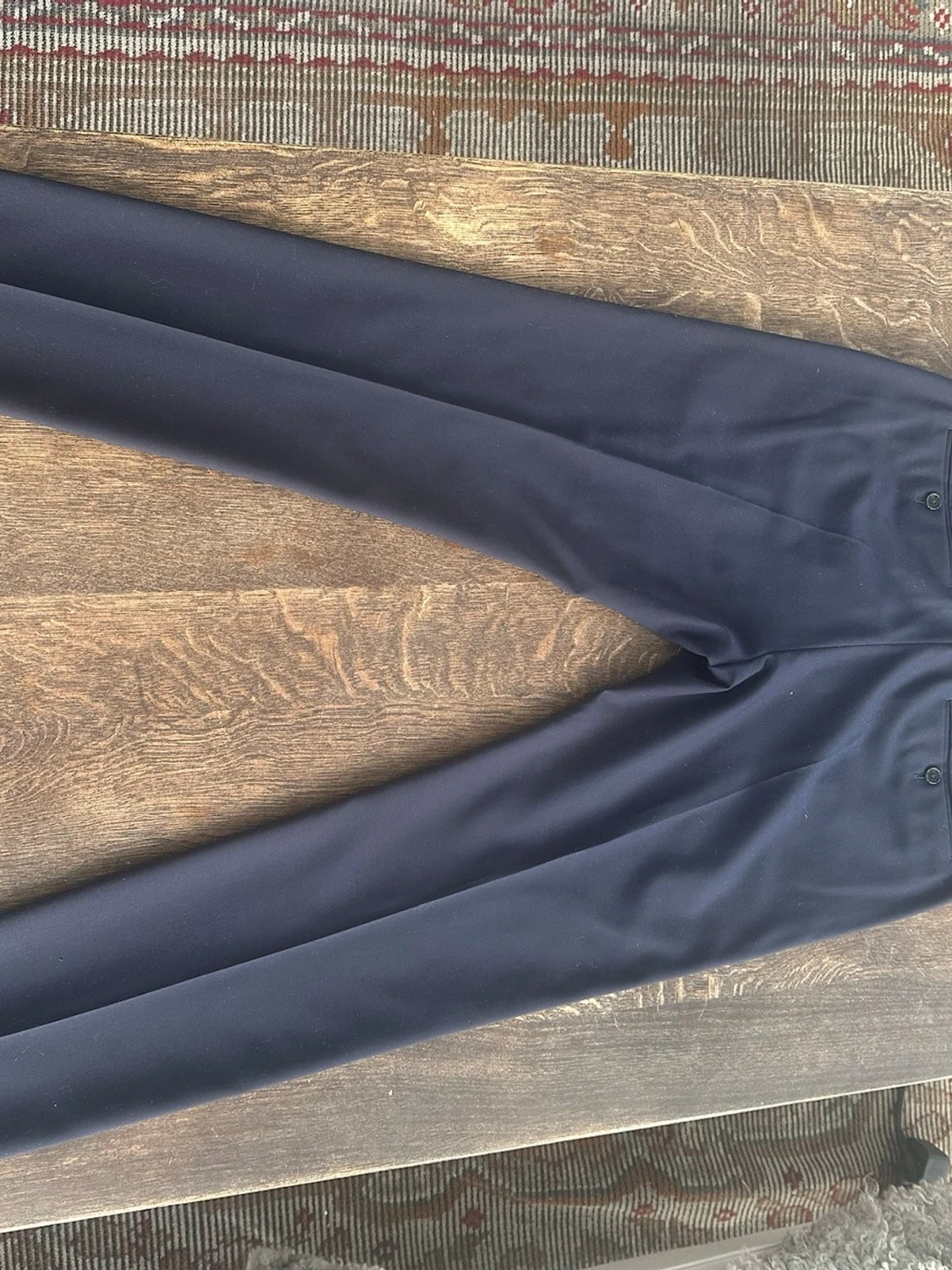 Mörkblå klassisk kostym - 5