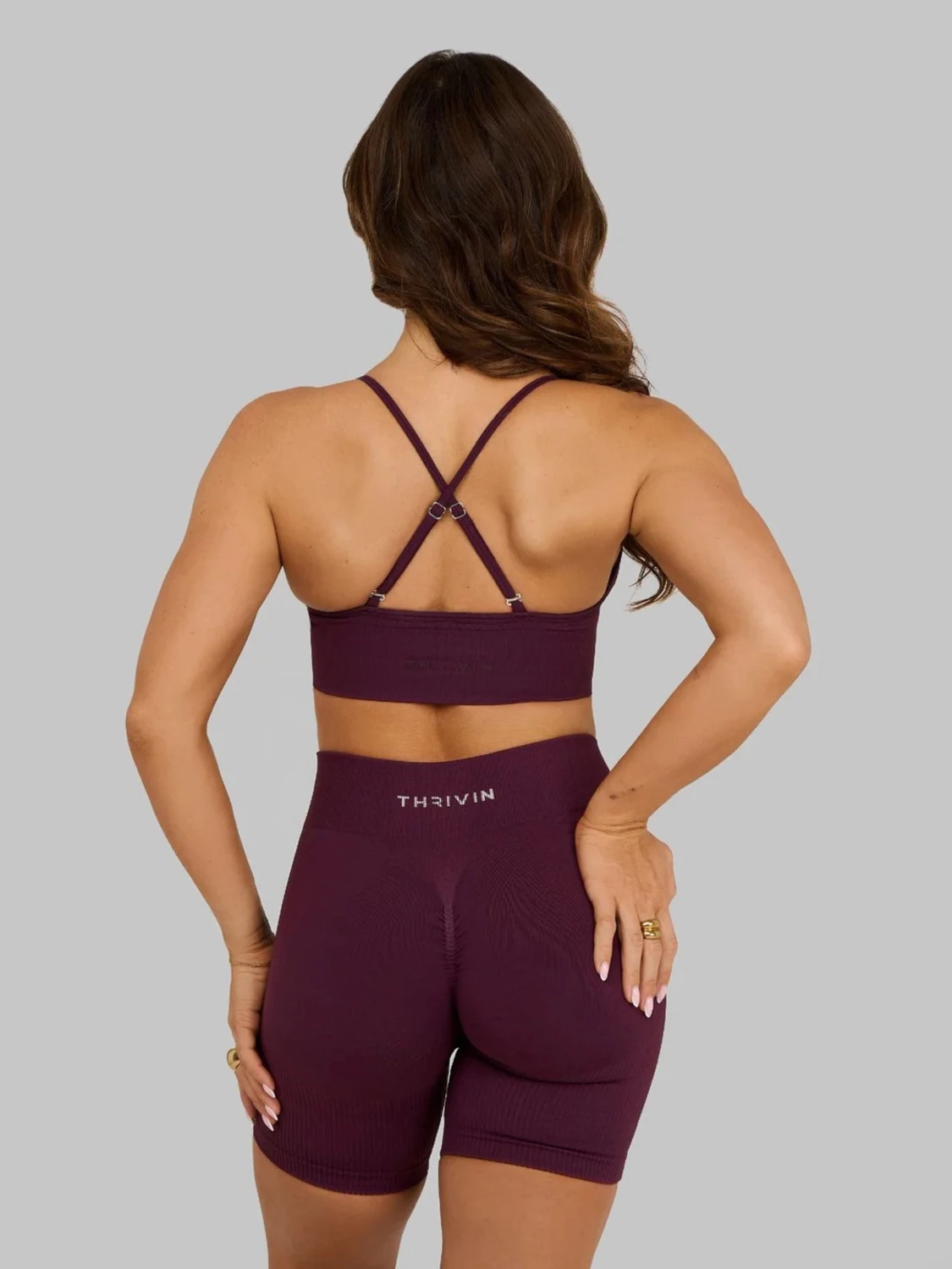 Lila tränings topp från Thrivin - 2