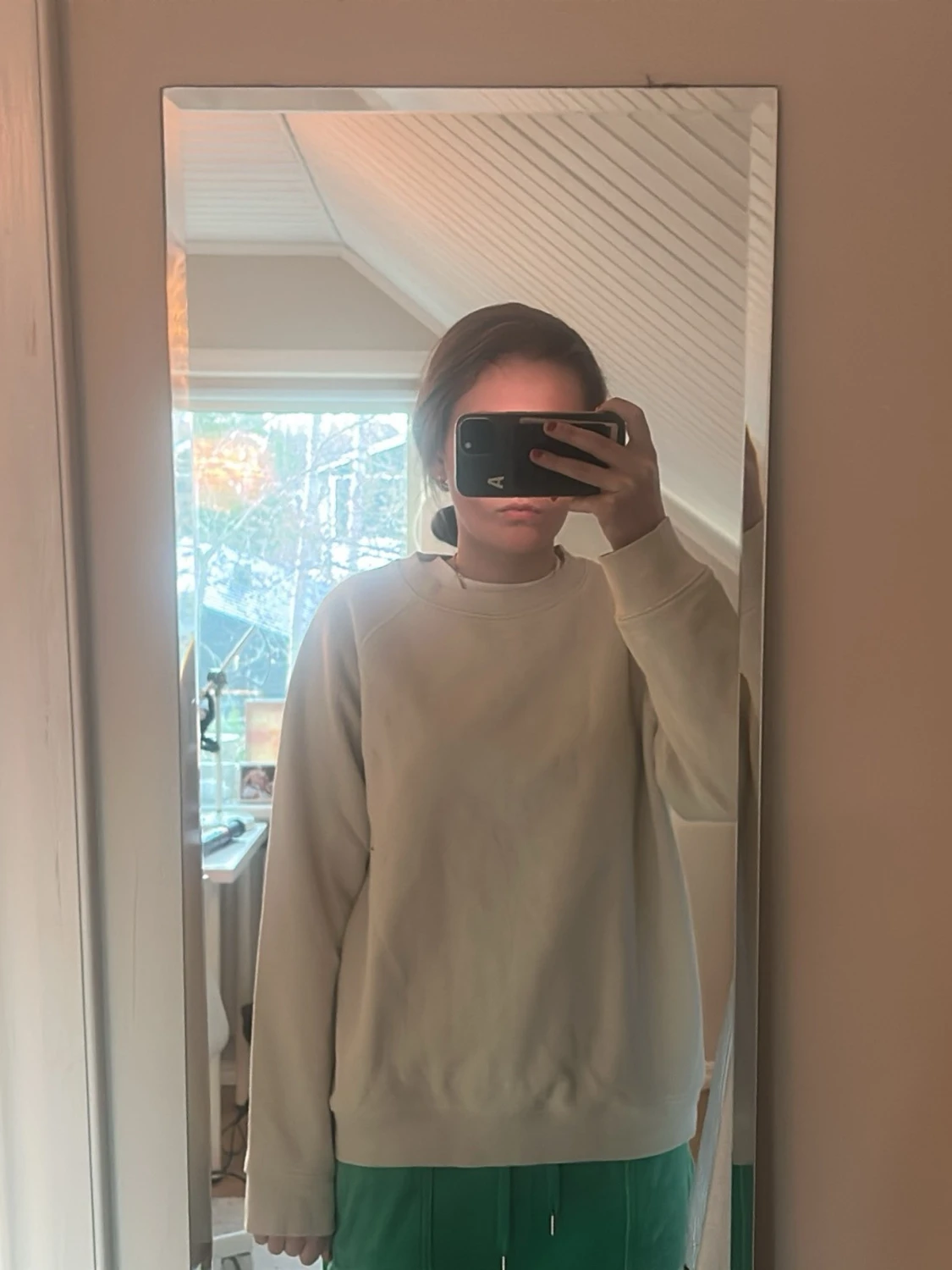 Beige sweatshirt från H&M - 2