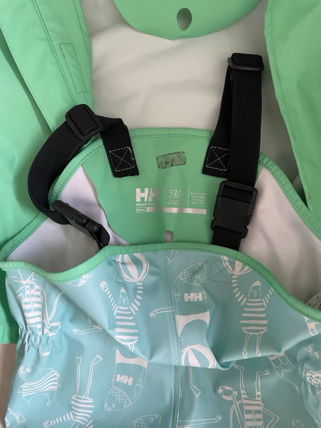 Mintgrön vindjacka från Helly Hansen - 1