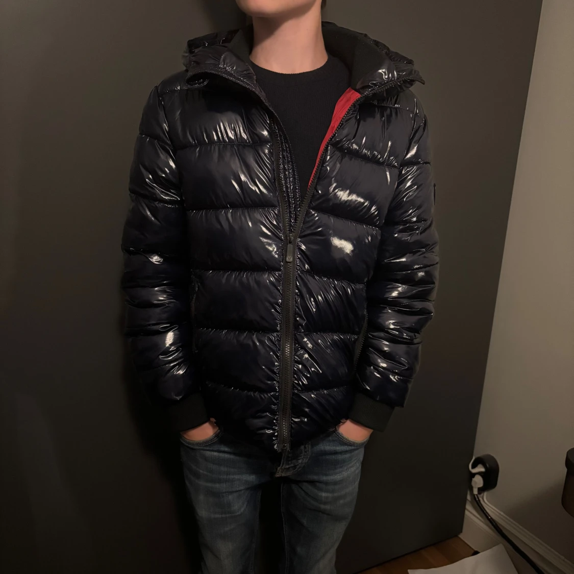 Mörkblå rossignol jacka