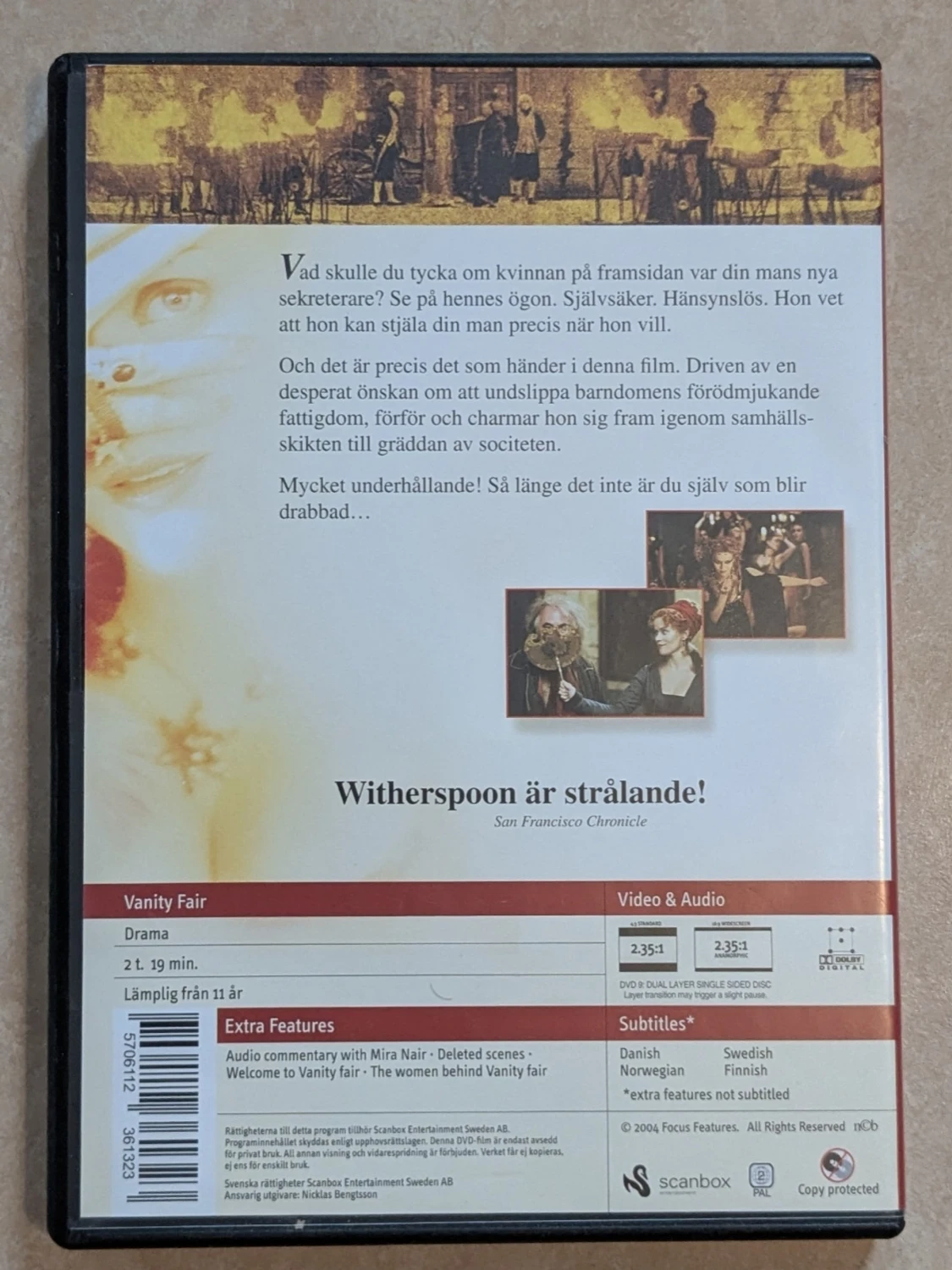 DVD, VANITY FAIR - 1