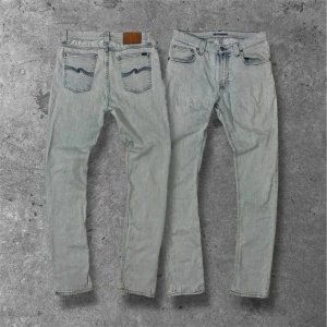 Nudie jeans - Säljer dessa gråa jeansen från Nudie | W30 L32 | modell: High Kai | skick: 9/10 | Hör av er vid frågor eller intresse, pris kan diskuteras vid snabb affär!