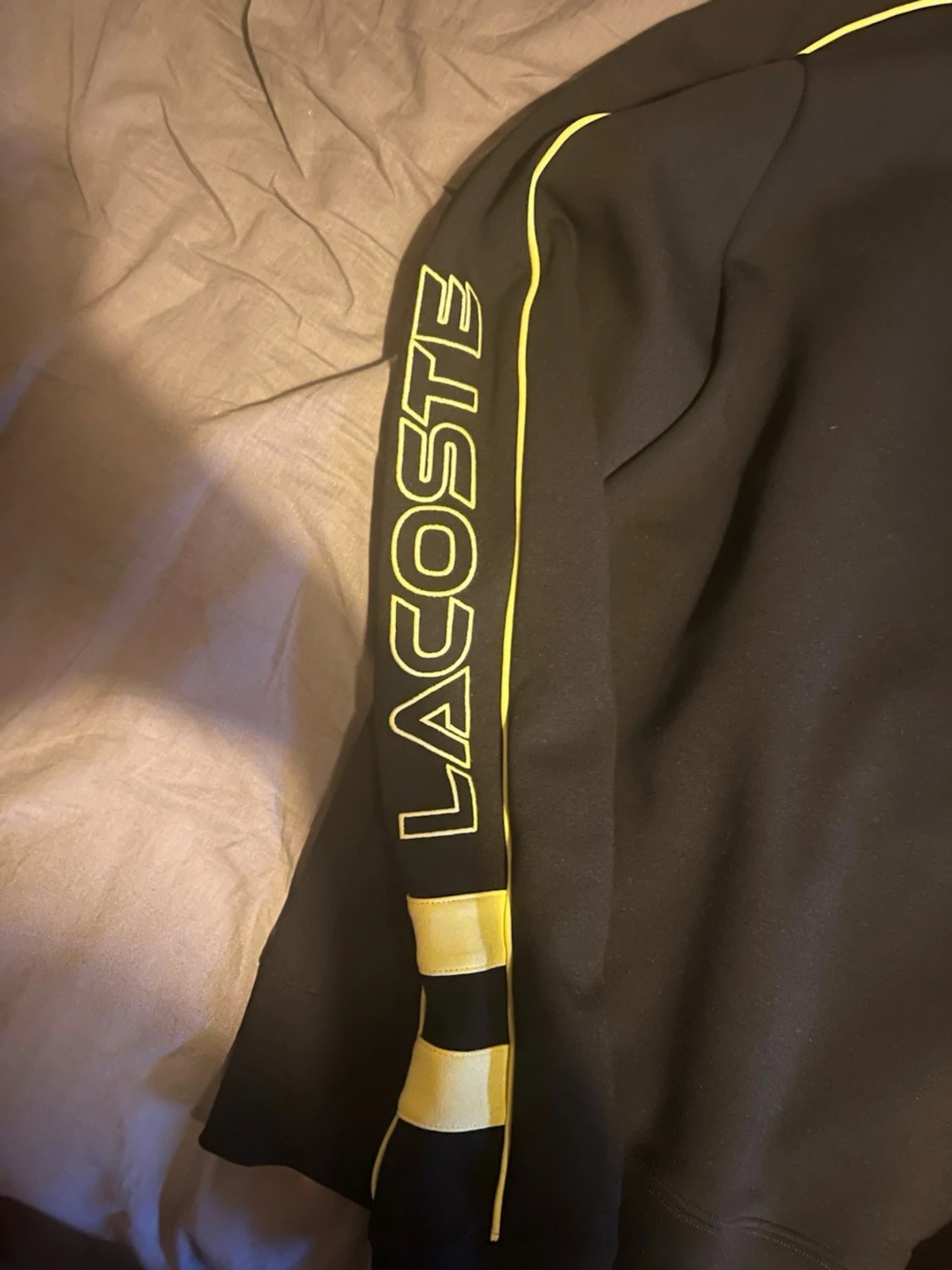 Lacoste Black/Limeira sweatshirt - 1