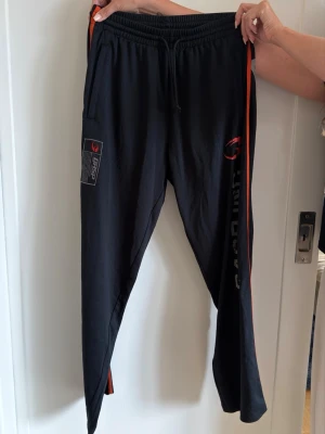 Svarta mjukisbyxor från gasp - Säljer ett par svarta mjukisbyxor från gasp. Perfekta för chill eller träning, med sportig look och sköna material. Helt nya och oanvända.
