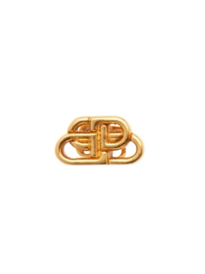 Balenciaga  - Balenciaga  Stud Bb xs mono earring Gold plated brass