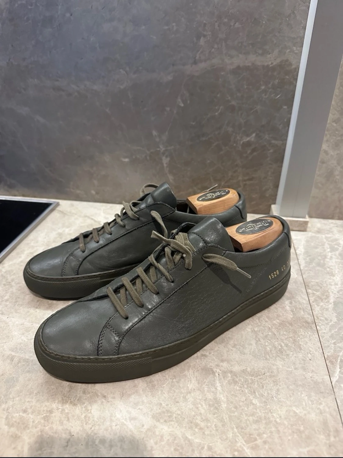 Mörkgröna Common Projects sneakers Storlek 40 - 1