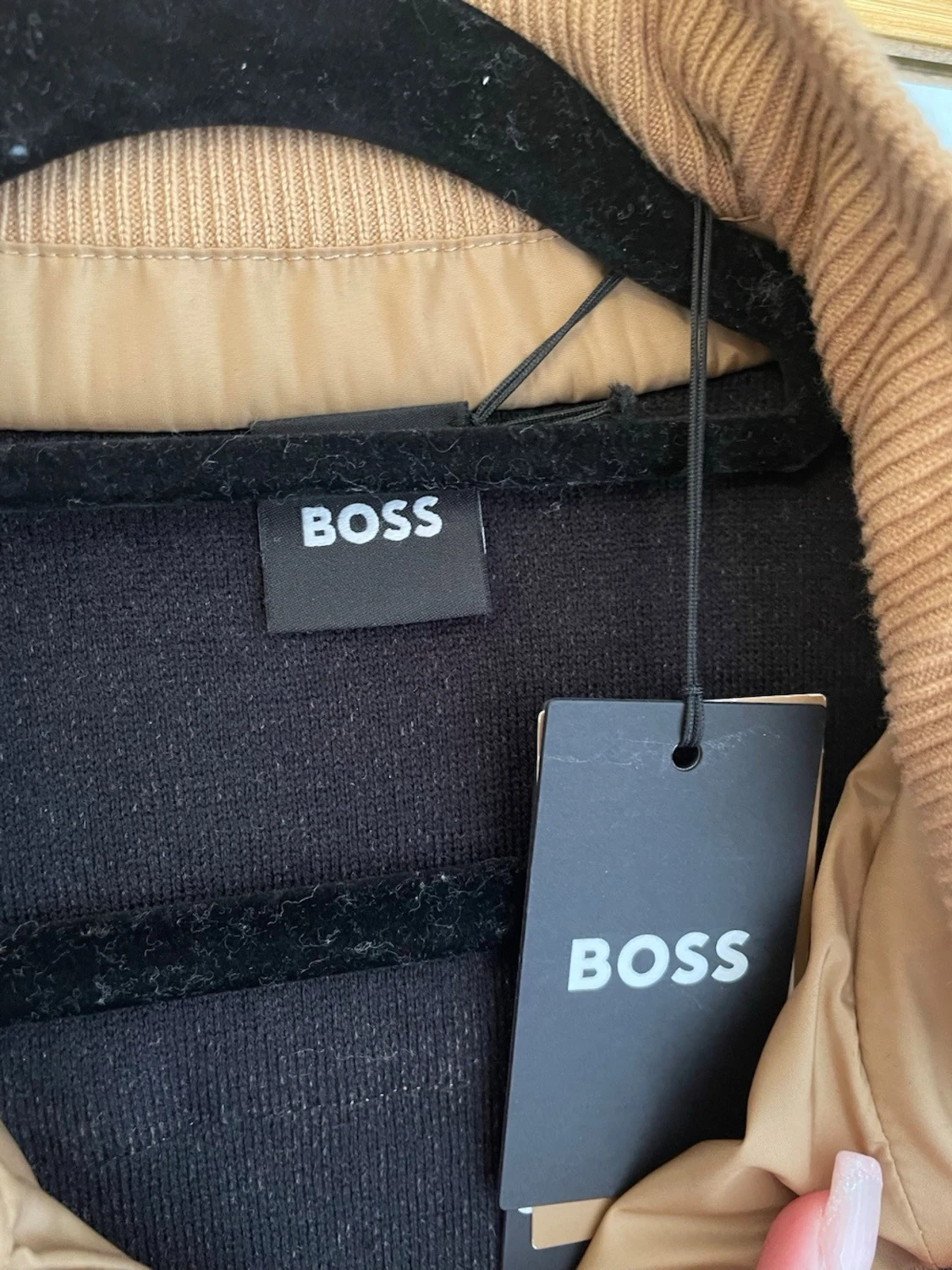 Beige pufferjacka från BOSS - 4