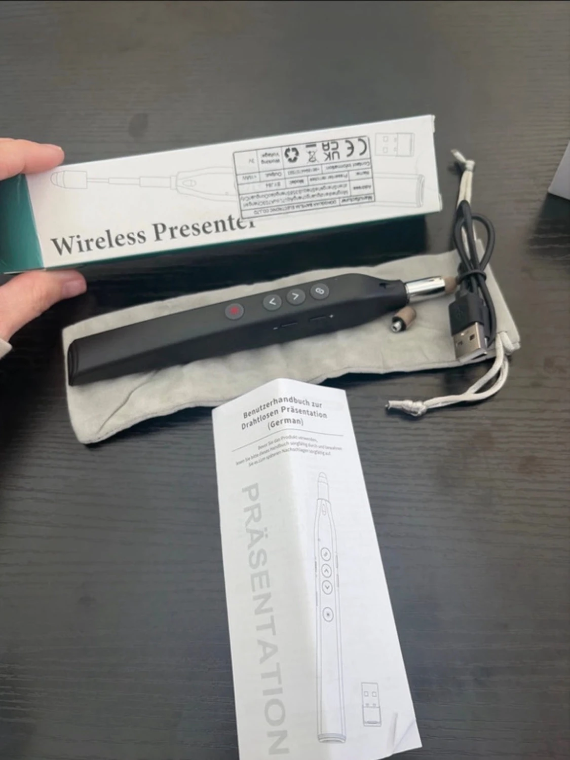 Trådlös presenter fjärrkontroll USB