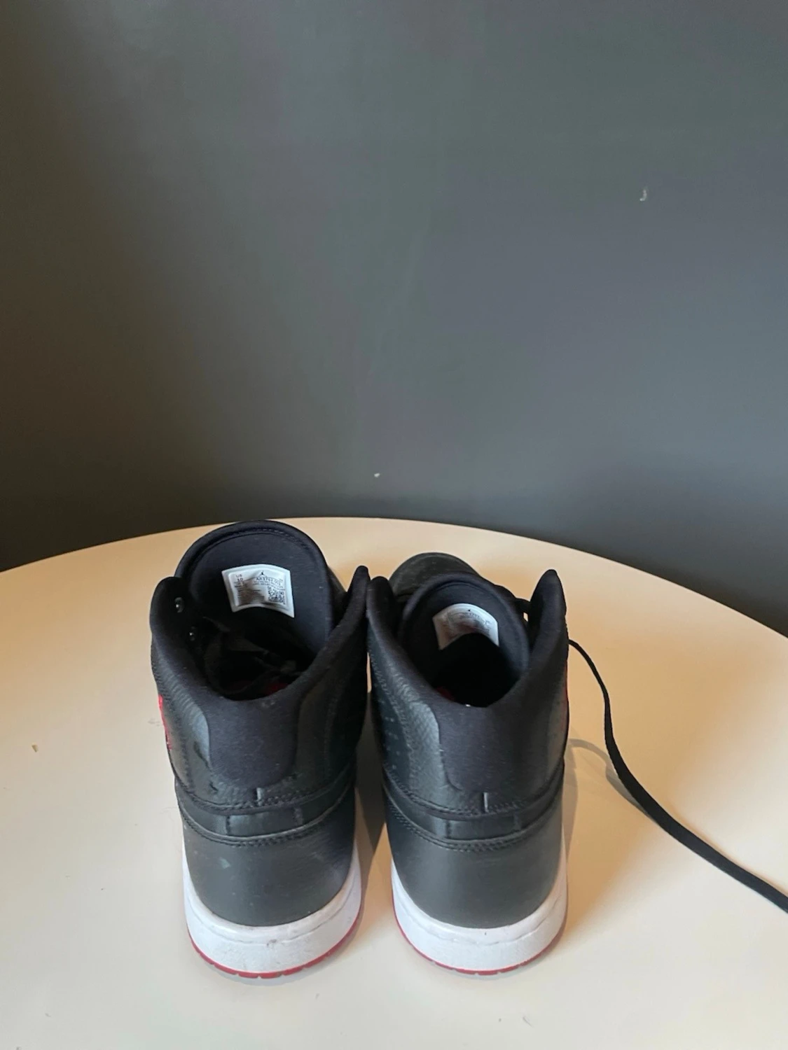 Svarta Jumpman sneakers high - 1