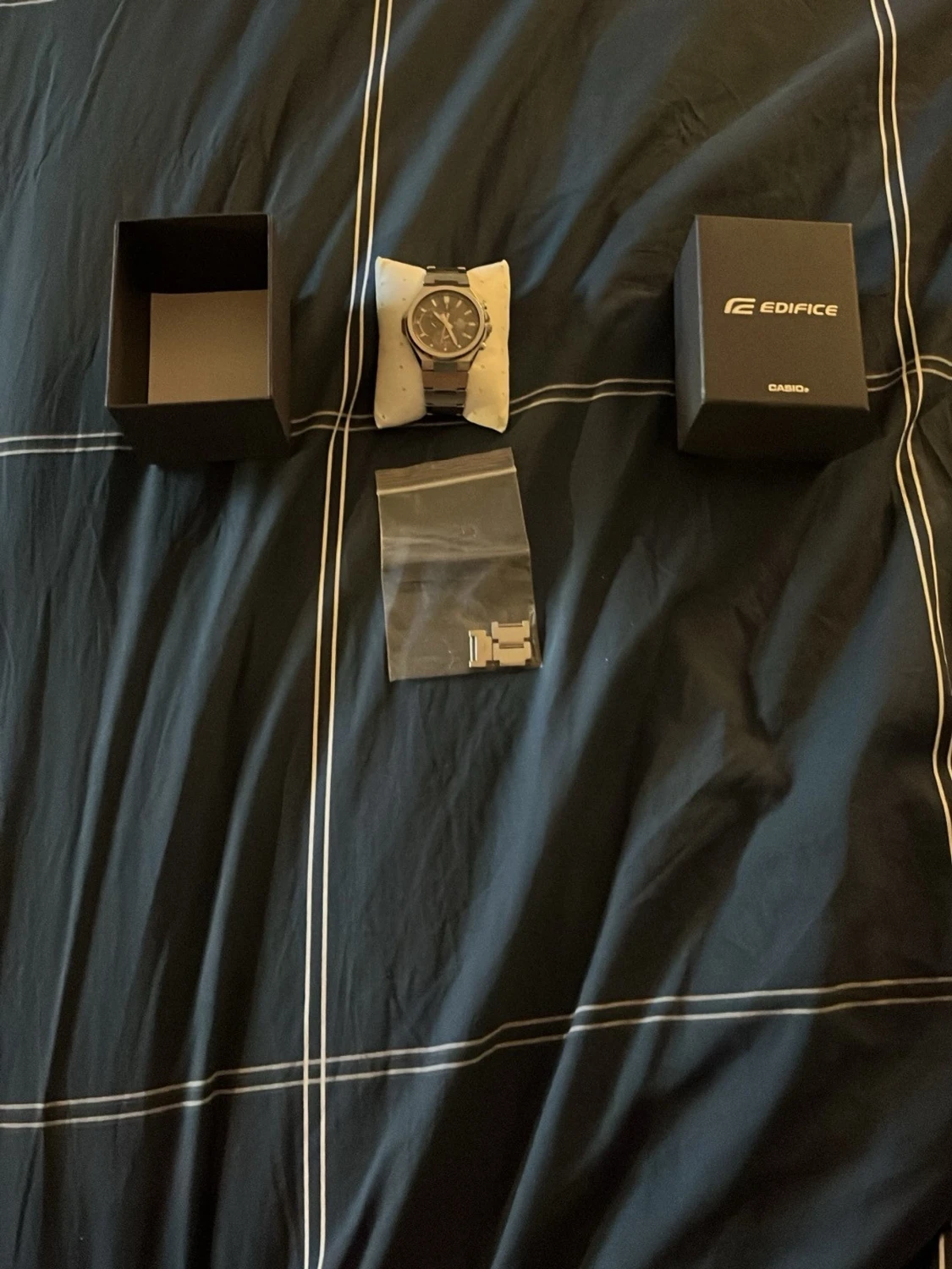 Casio Edifice silverfärgad klocka - 2