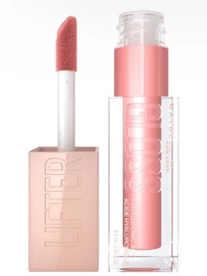 Maybelline Lifter Gloss i Reef - Maybelline Lifter Gloss är ett läppglans i en snygg ljusrosa nyans. Kommer i en stilren, fyrkantig förpackning med stor applikator för enkel applicering. Glanset ger en glansig finish och innehåller hyaluronsyra för extra fukt. Perfekt för  dig som vill ha fylliga och återfuktade läppar. Färgen är Reef. Den är öppnad men inte använd då jag insåg att färgen var inte för mig.