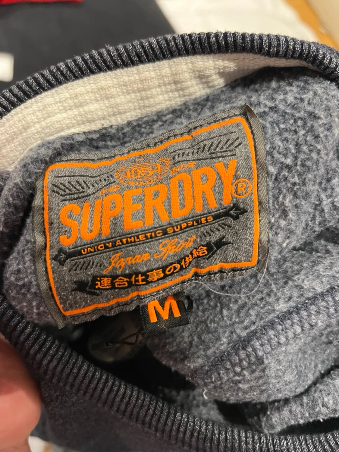 Mörkblå Superdry sweatshirt - 4