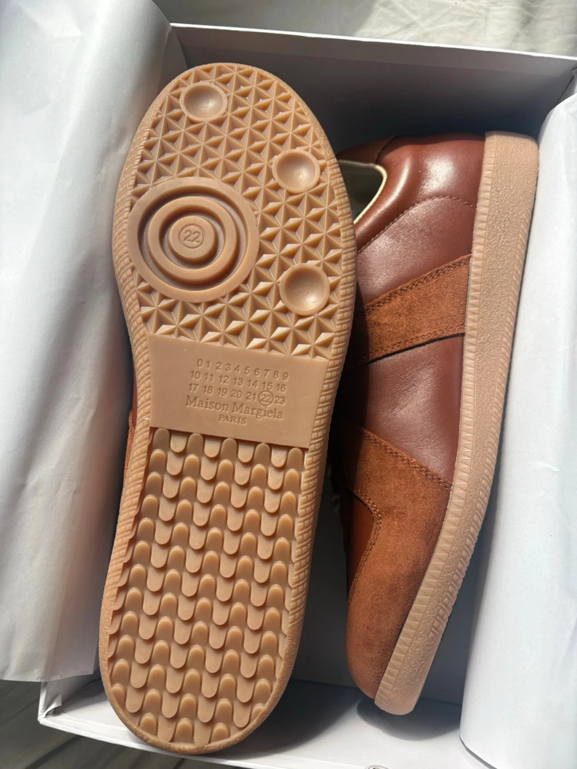 Maison Margiela bruna/burgundy - 3