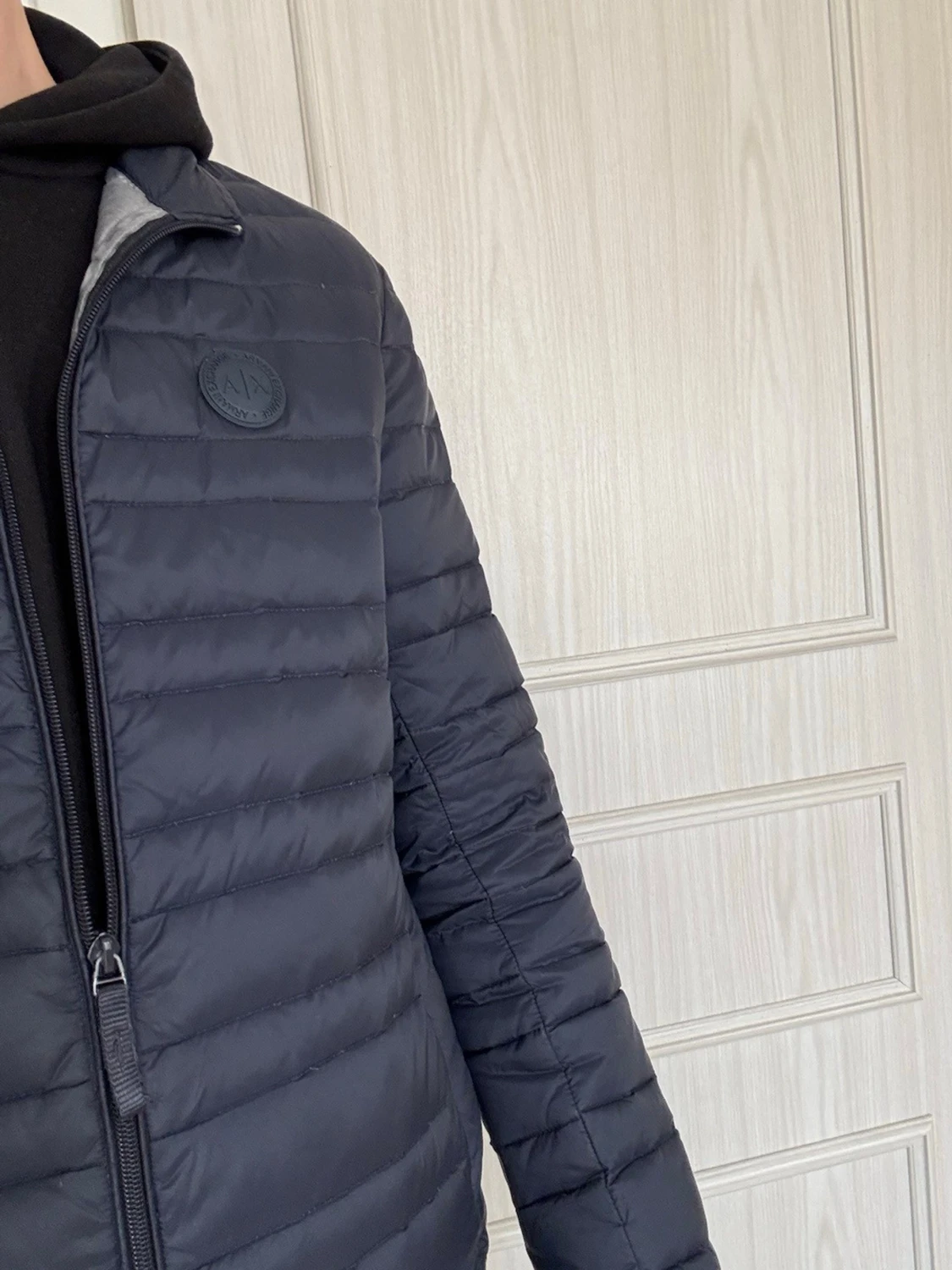 Mörkblå dunjacka från Armani Exchange - 3