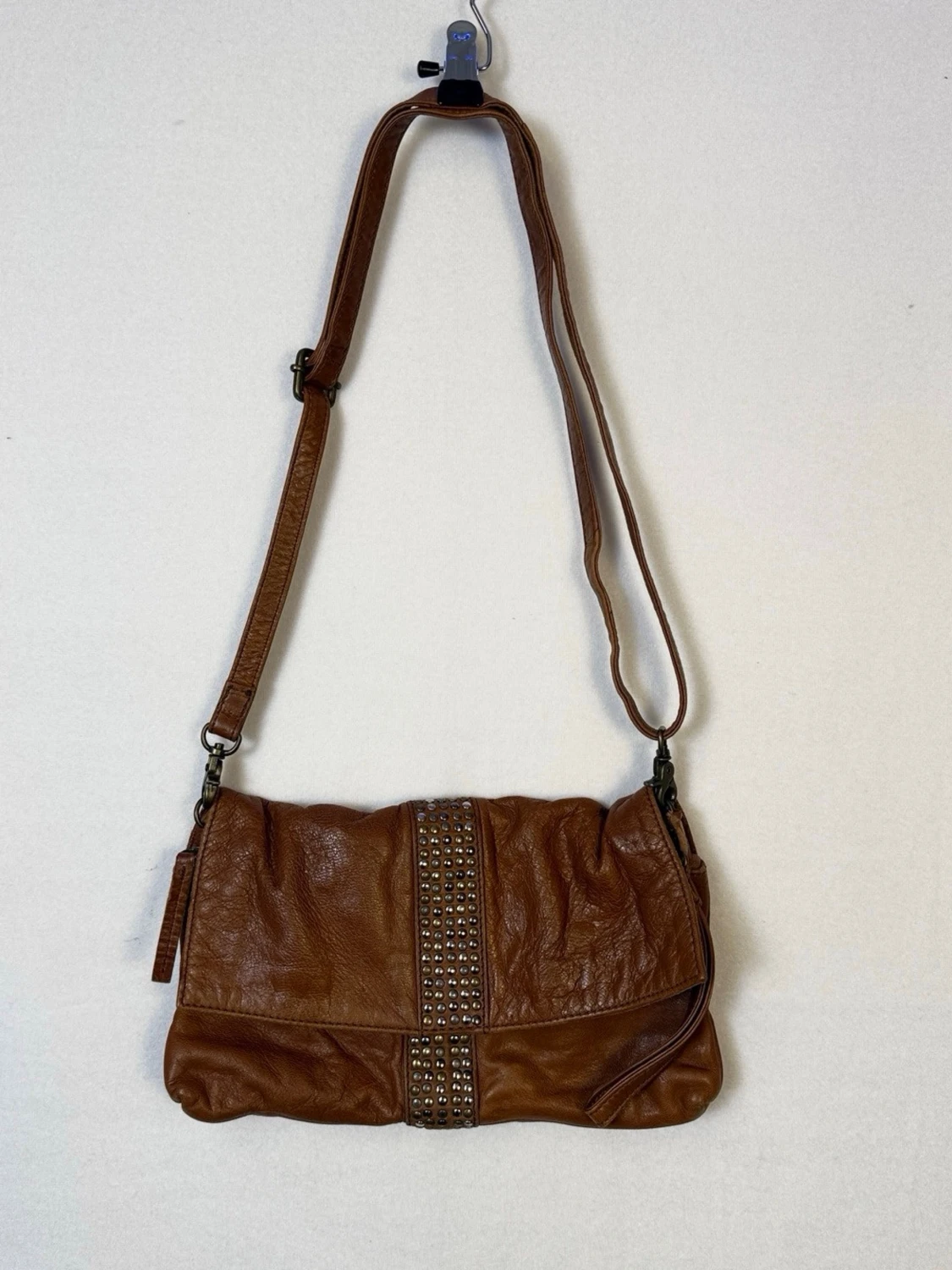 Depeche crossbody cognac vintage bag nitar läder
