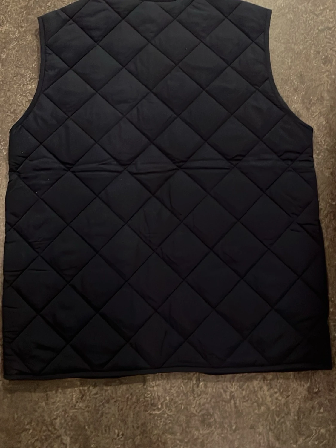 Svart quiltad dunväst  - 1
