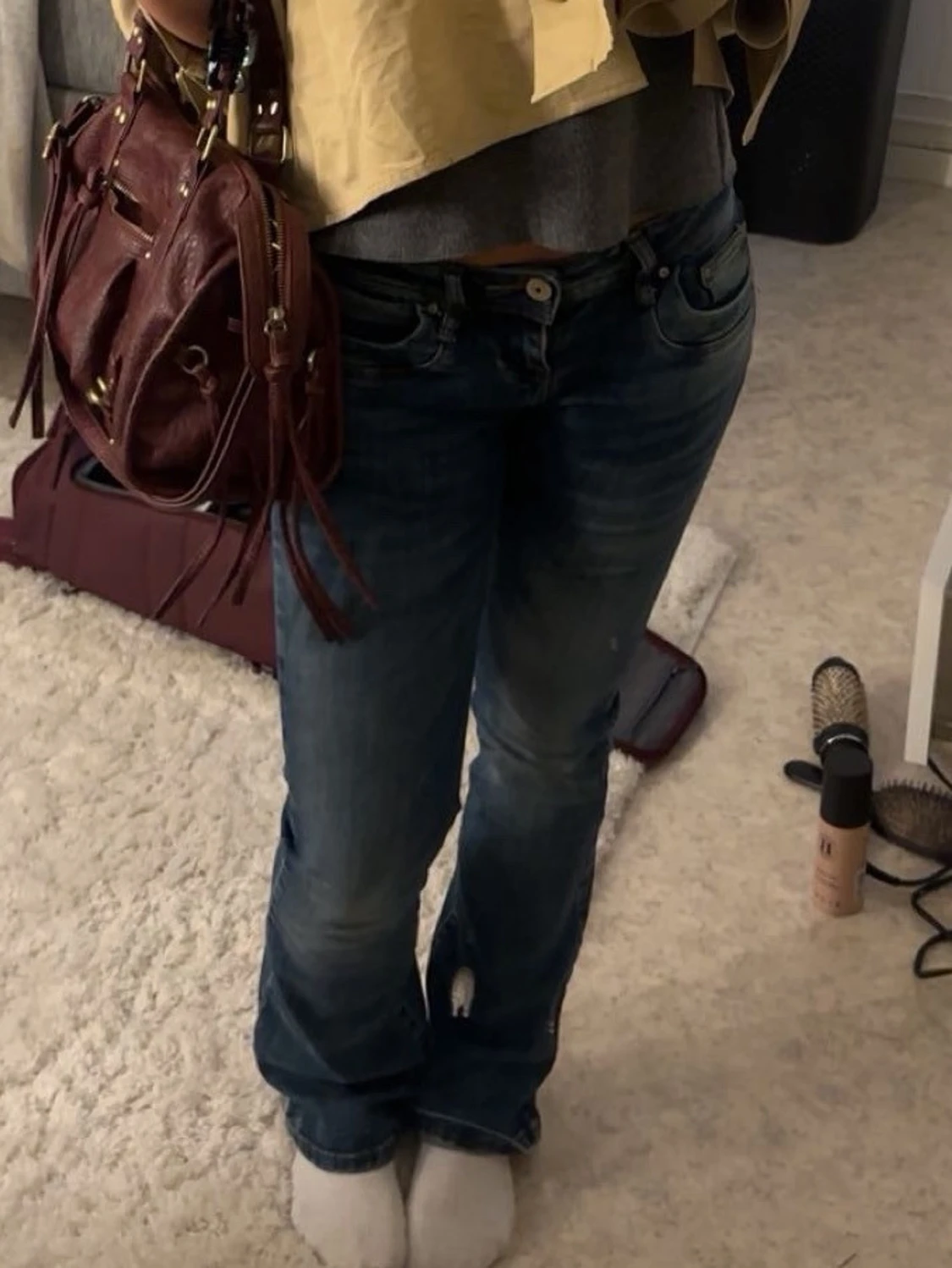 Blå LTB jeans, låg midja - 1