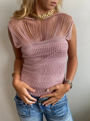 Super snygg vintage topp överöst med glaspärlor  - Super snygg vintage topp med glaspärlor i fint skick 