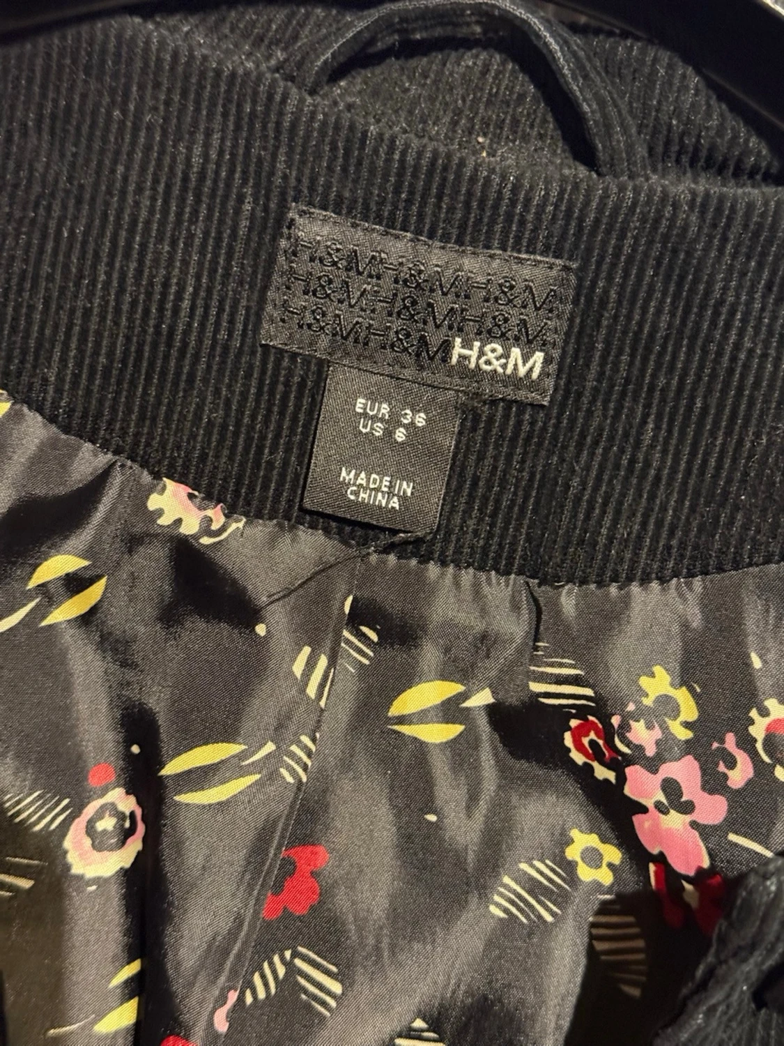 Svart manchesterrock från H&M - 3