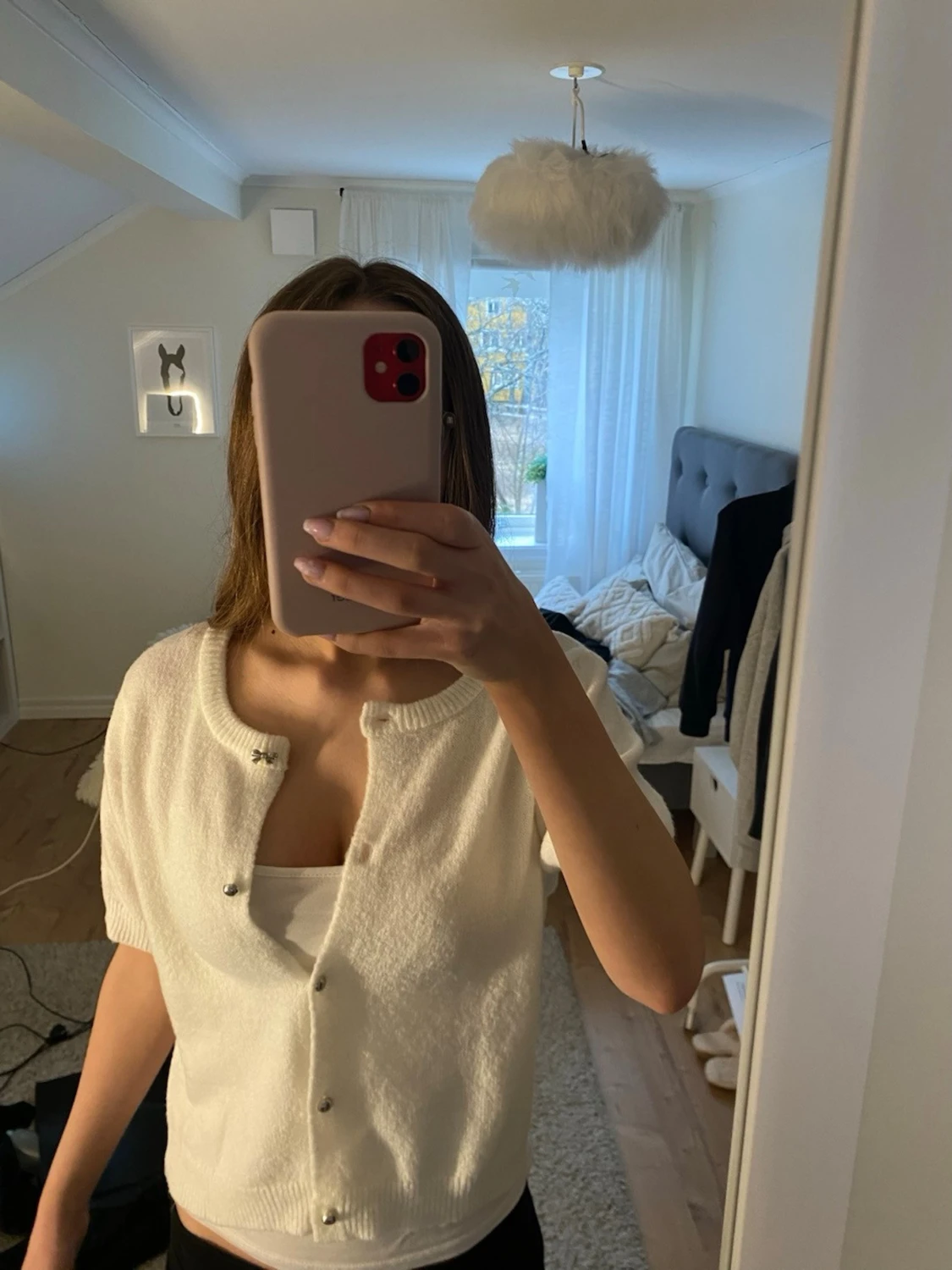 Supergullig kortärmad kofta - 1