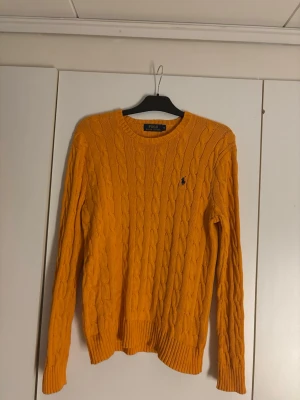 Orange kabelstickad tröja Polo Ralph Lauren - Orange Ralph lauren tröja