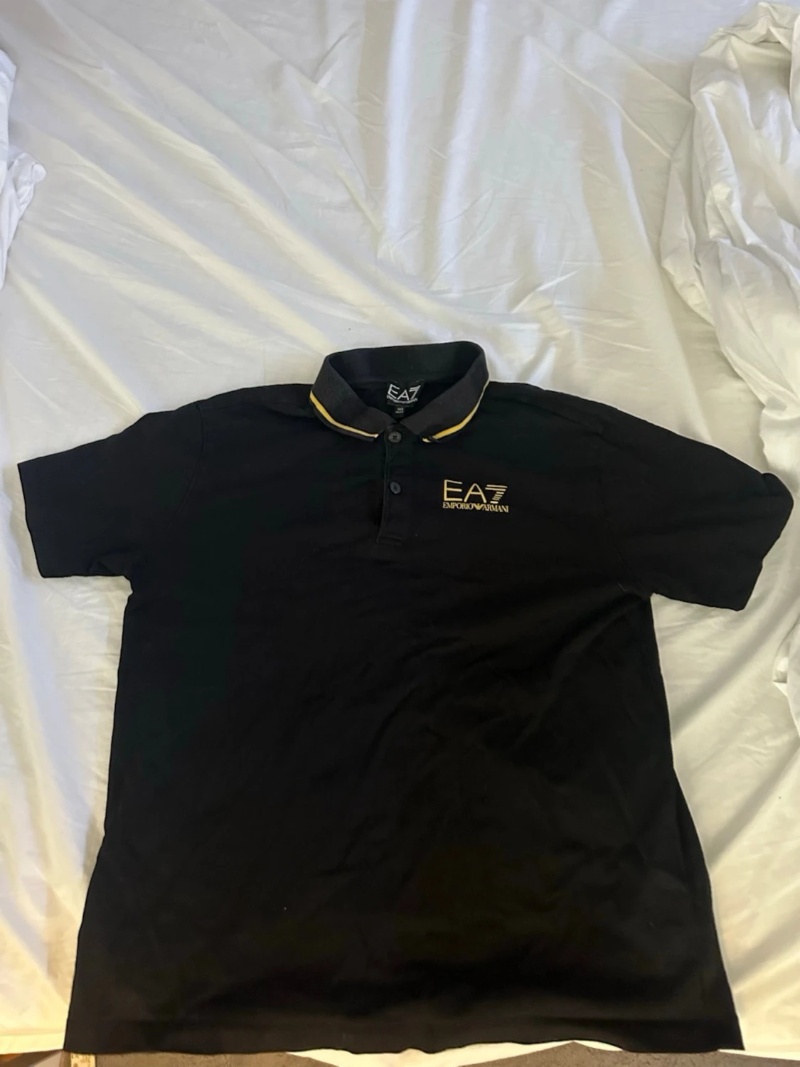 Svart EA7 Emporio Armani piké - 2