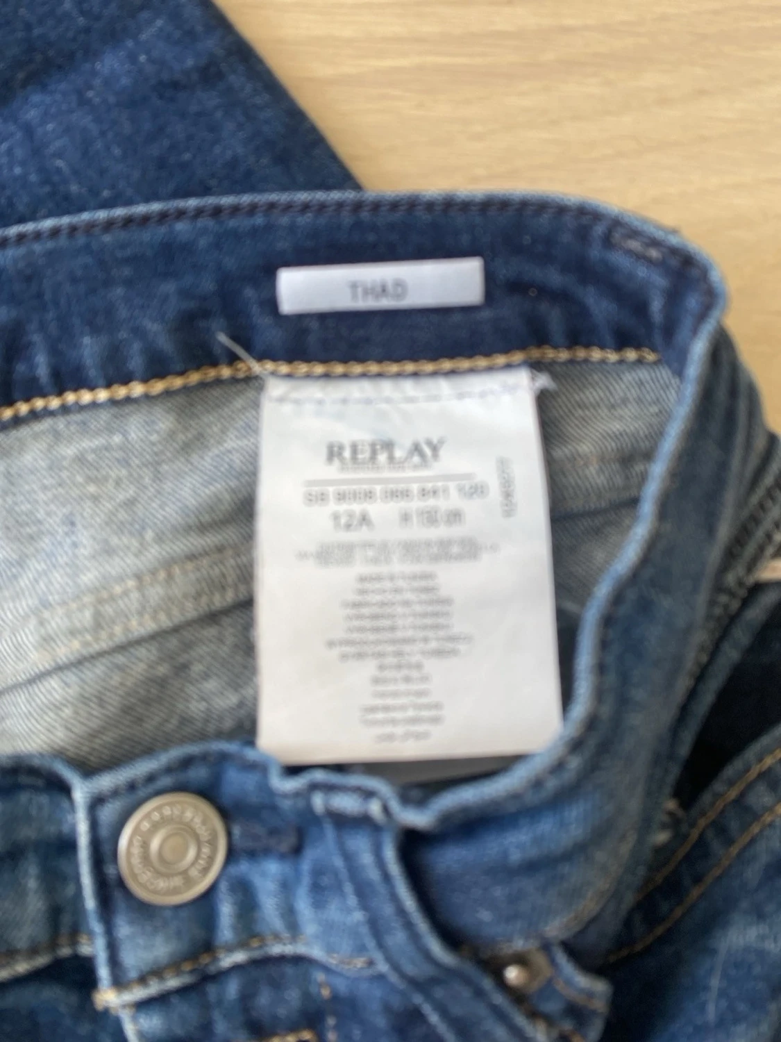 Mörkblå raka jeans från Replay - 4
