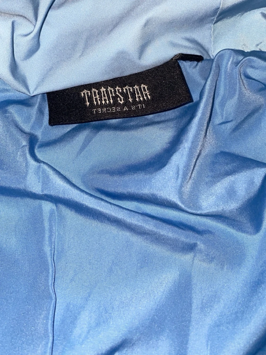 Blå vindjacka från Trapstar med tryck size s - 1